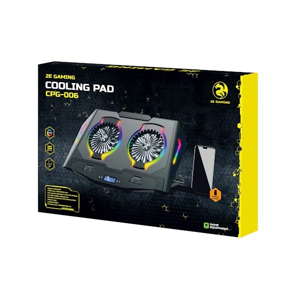 2E GAMING Cooling Pad 2E-CPG-006 Black 2E-CPG-006