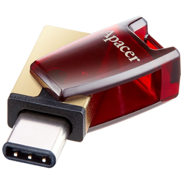 Apacer 32GB USB 3.1 Type-C Dual AH180 Red AP32GAH180R-1