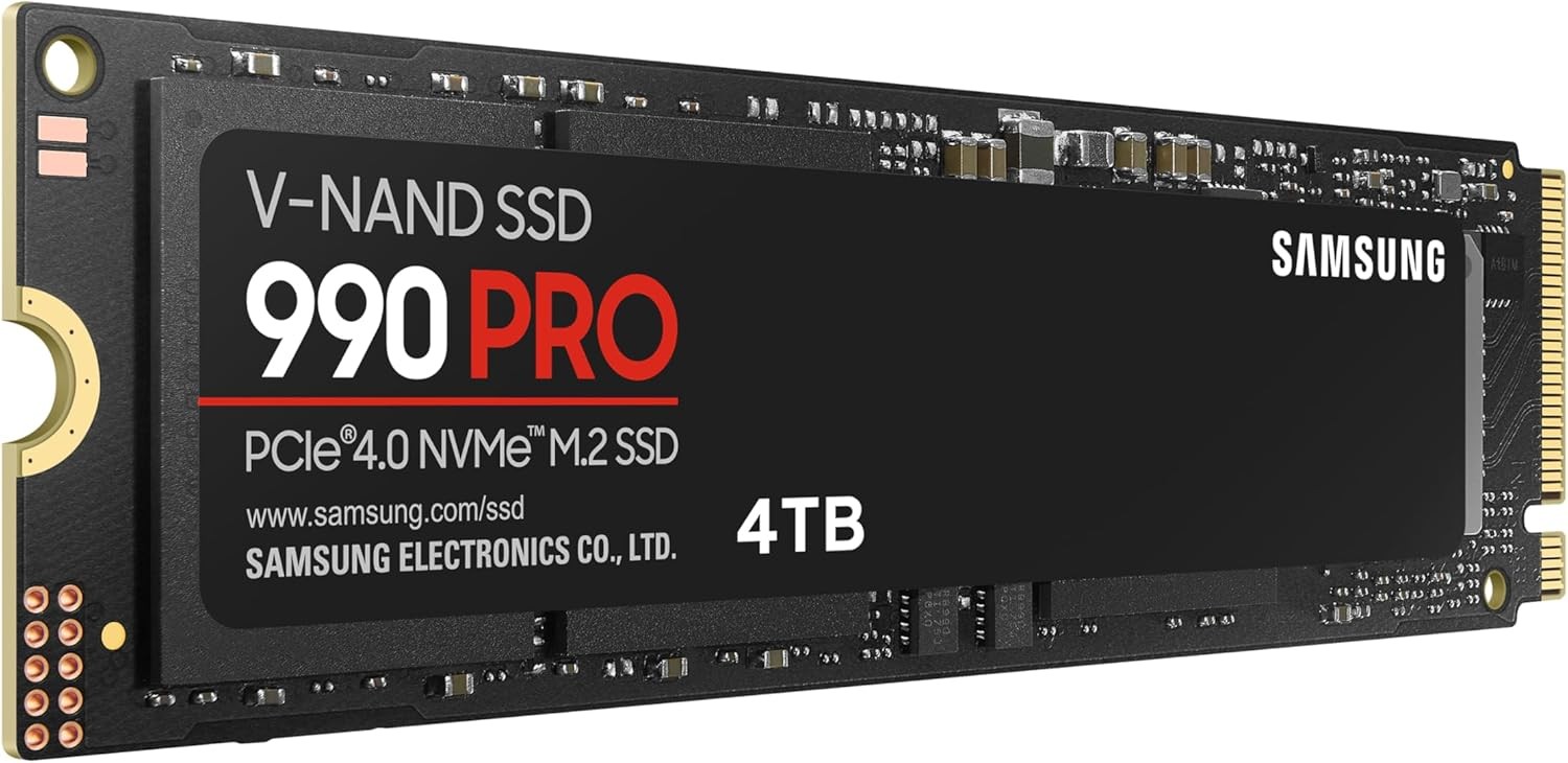 Samsung SSD MZ-V9P4T0BW 990 PRO PCIe 4.0 NVMe M.2