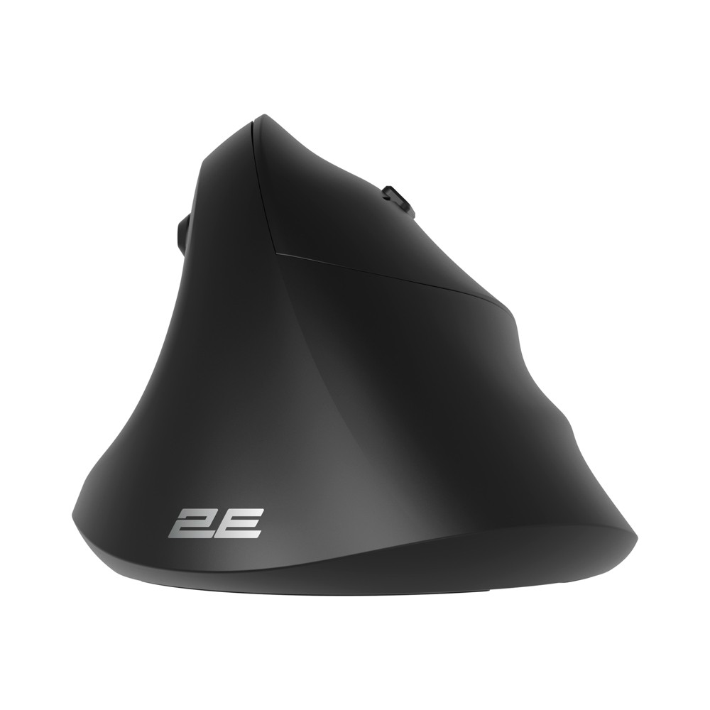 2E Mouse MF325 Silent, WL/BT, vertical, black 2E-MF325WBK