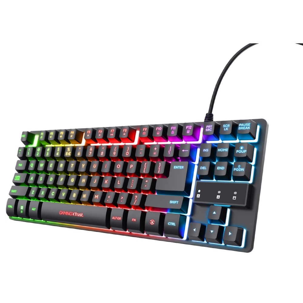 Trust 23698 GXT833 THADO TKL KEYBOARD US