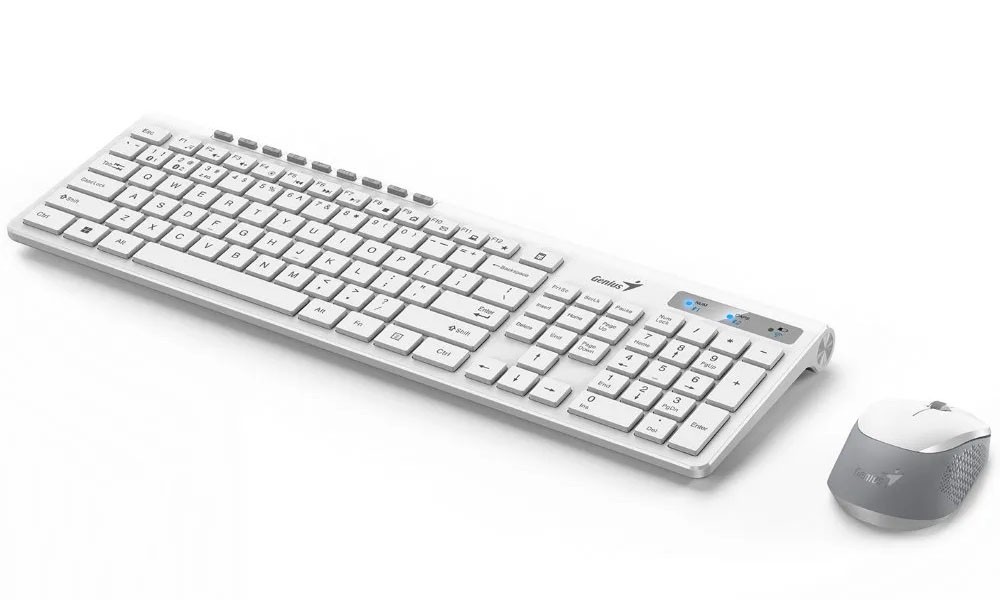 Genius SlimStar 8230 Wireless Bluetooth Combo White