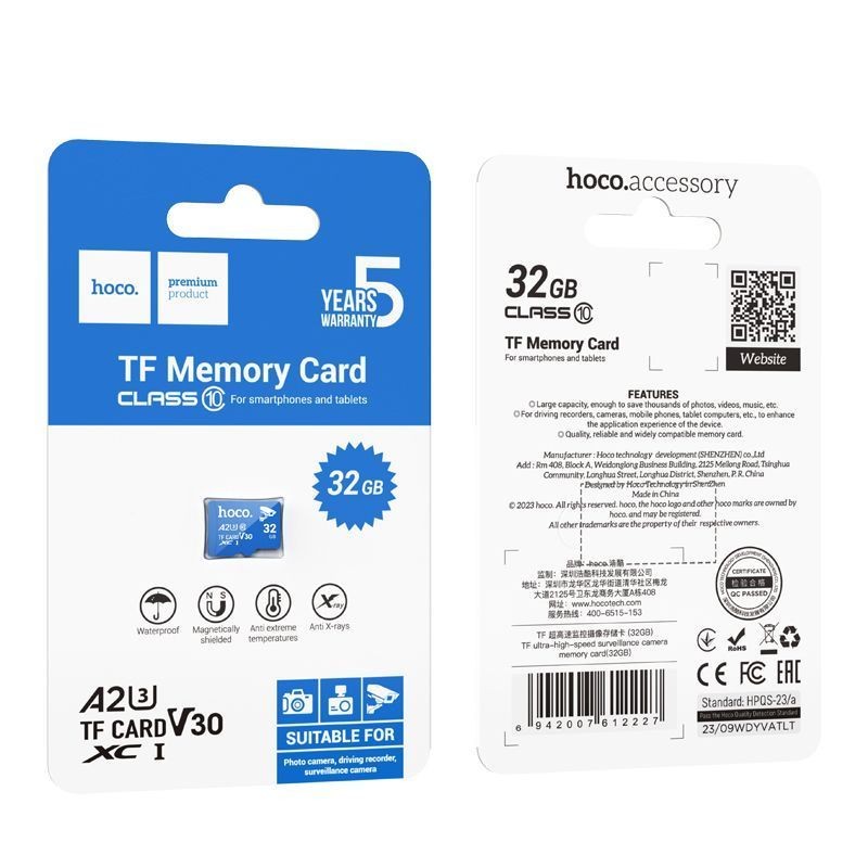 Hoco TF ultra-high-speed surveillance camera memory card (32GB)