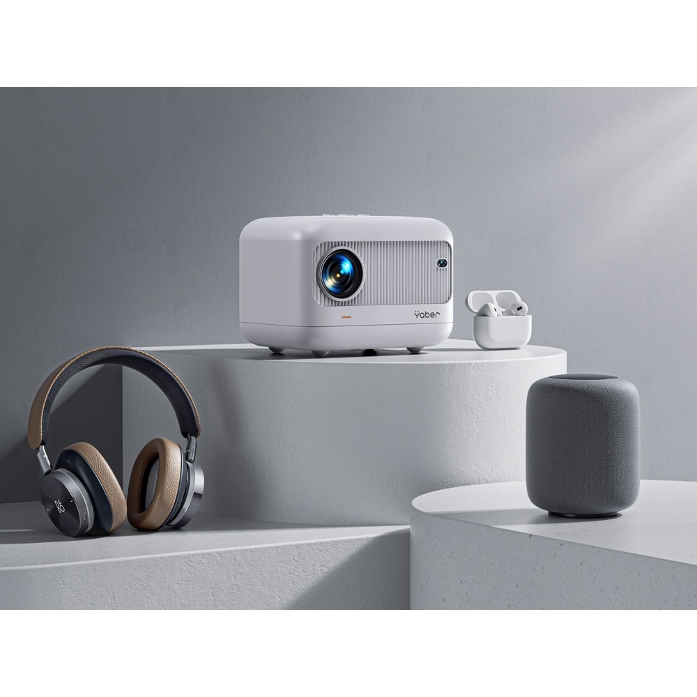 Yaber L1 Home Cinema, LCD Projector, 1280x720, 400lm, White