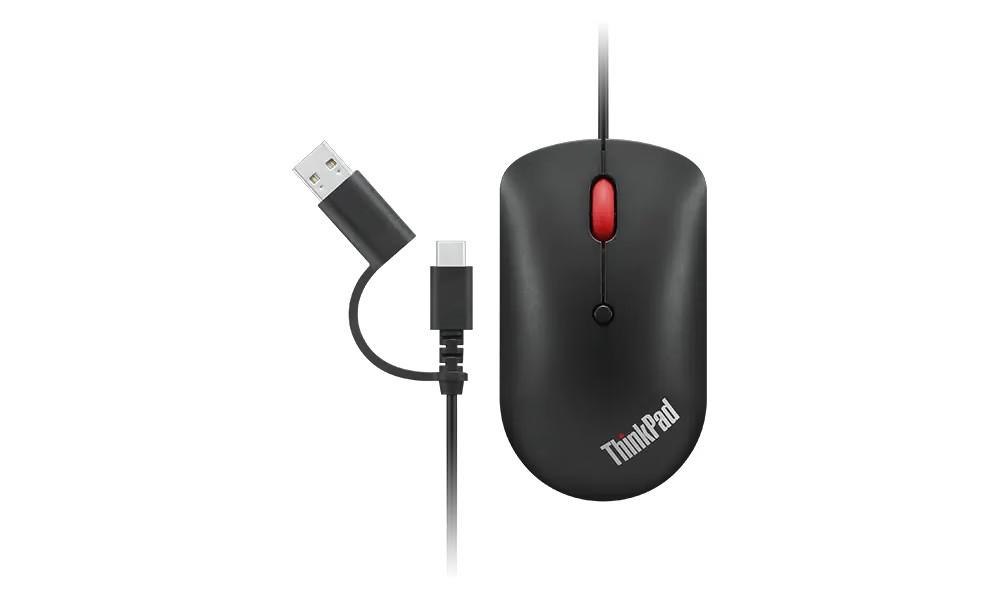 Lenovo ThinkPad USB-C Wired Compact Mouse