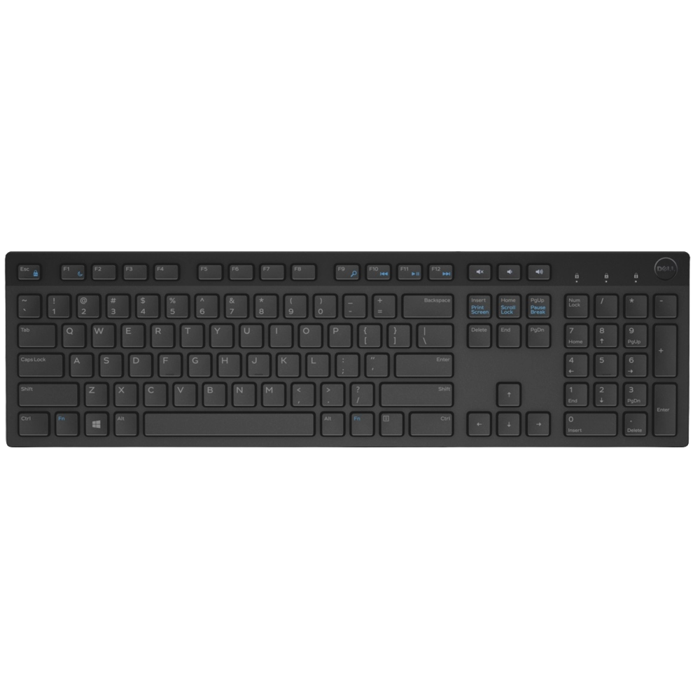Dell Multimedia Keyboard-KB216 - Black US only 580-ADHK
