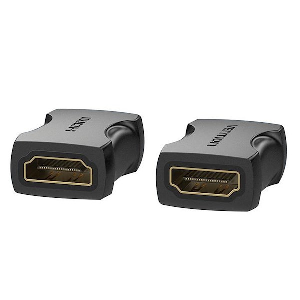 Vention AIRB0 HDMI Female to Female Coupler Adapter Black