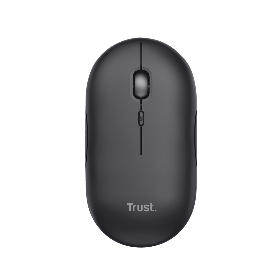 Trust PUCK WRL RCHRGABLE MOUSE BLK 24059