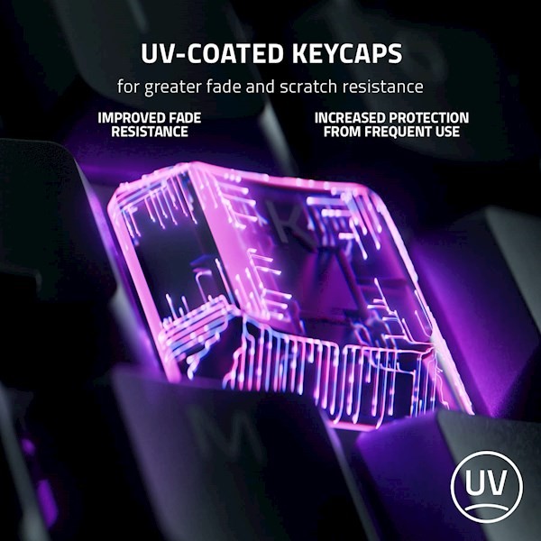 Razer Keyboard Ornata V3 RGB 104key Mecha-Membrane Switch USB EN, black RZ03-04460100-R3M1