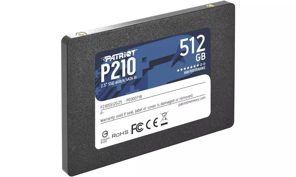 Patriot P210 SSD 512GB SATA3 2.5 - P210S512G25