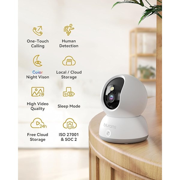 Blurams A31C Lumi, Indoor Security Camera, White