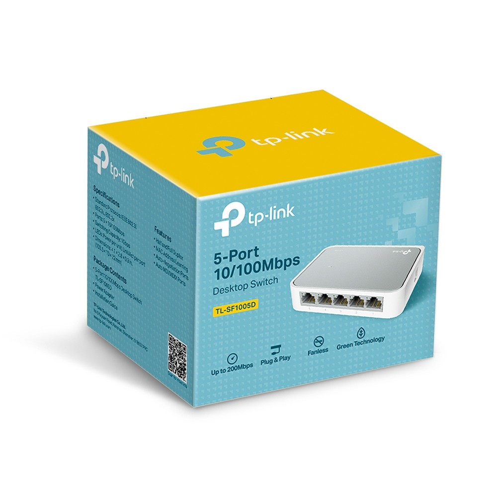 TP-Link 5-Port 10/100Mbps Desktop Switch | TL-SF1005D