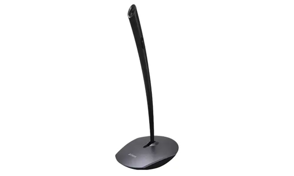 A4Tech MI-10 Microphone (Grey) | 3.5 mm Gold Plated Plug | Sensitivity : - 44 dB | On / Off - Switch