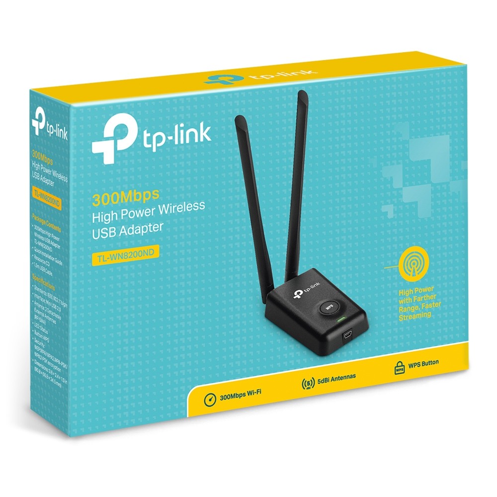 TP-Link TL-WN8200ND 300Mbps High Power Wireless USB Adapter