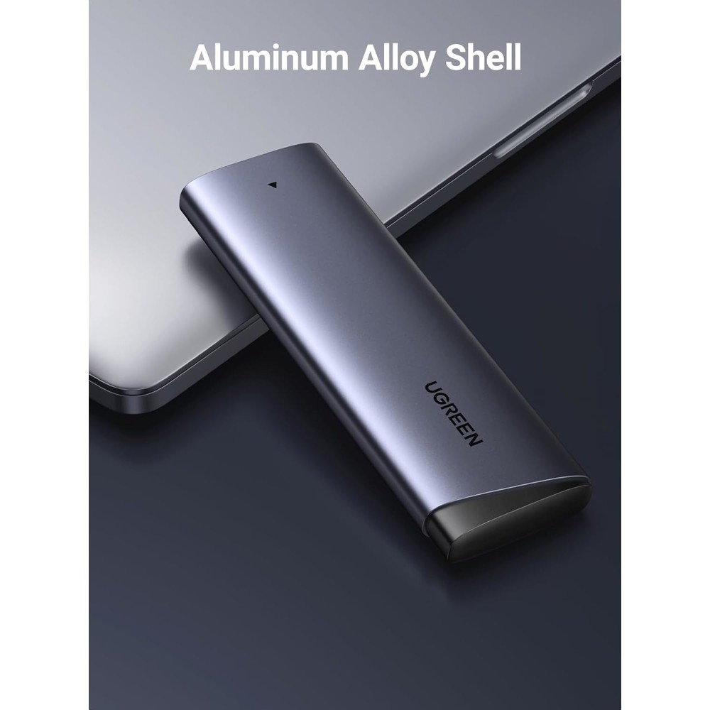 Ugreen CM767 (35267), M.2 NVMe SSD Enclosure, Grey