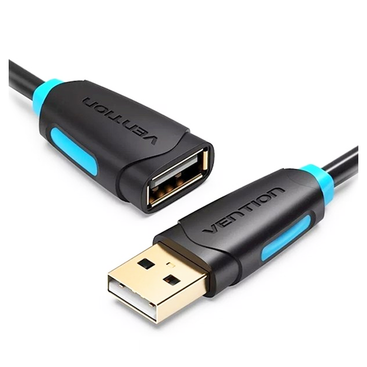 Vention CBCBF USB2.0 Extension Cable 1M Black