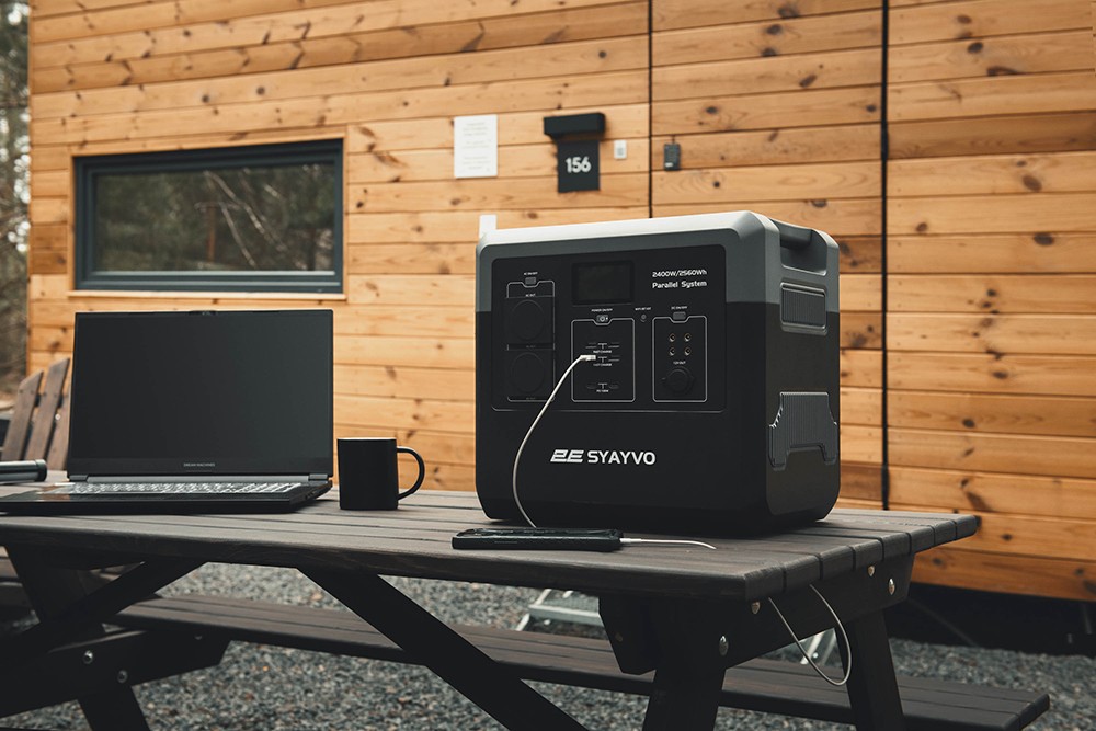 2E Power Station Syayvo 2400W/2560Wh, WiFi/BT, Parallel System, Fast Charging 2E-PPS24256
