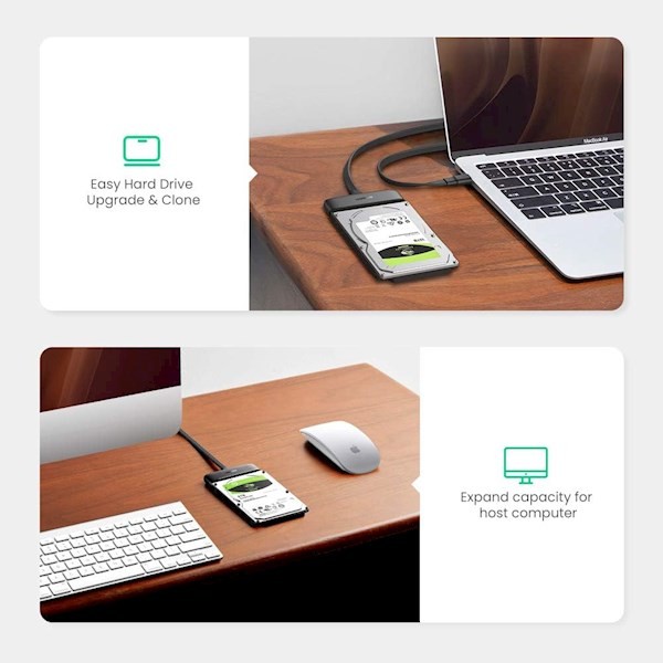 Ugreen USB-C to 2.5-Inch SATA Converter 50cm (70554)