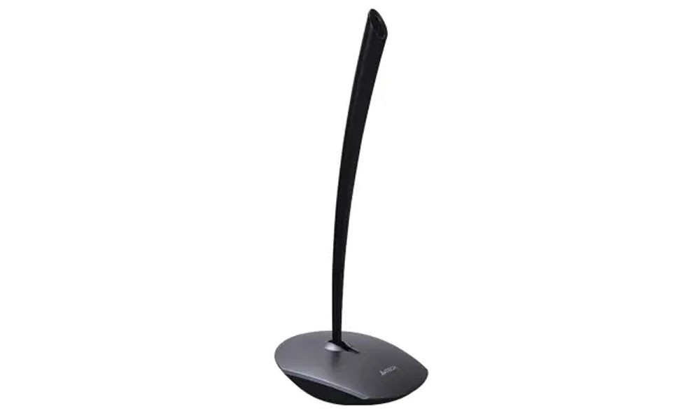 A4Tech MI-10 Microphone (Grey) | 3.5 mm Gold Plated Plug | Sensitivity : - 44 dB | On / Off - Switch