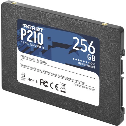 Patriot P210 SSD 256GB SATA3 2.5 - P210S256G25
