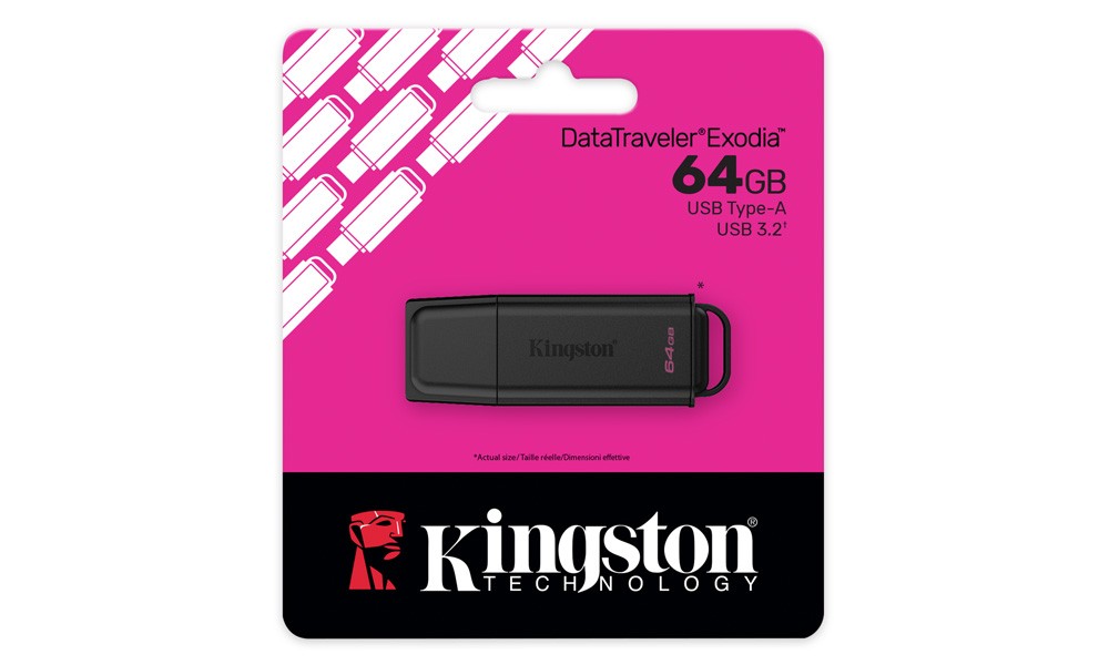 Kingston 64GB DataTraveler Exodia USB Flash Drive DTXG2/64GB